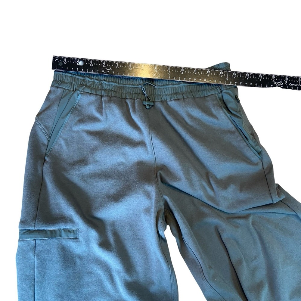 Athleta Triumph Hybrid‎ Wide Leg Crop Pants Women's Bali Green Size small - Picture 7 of 9